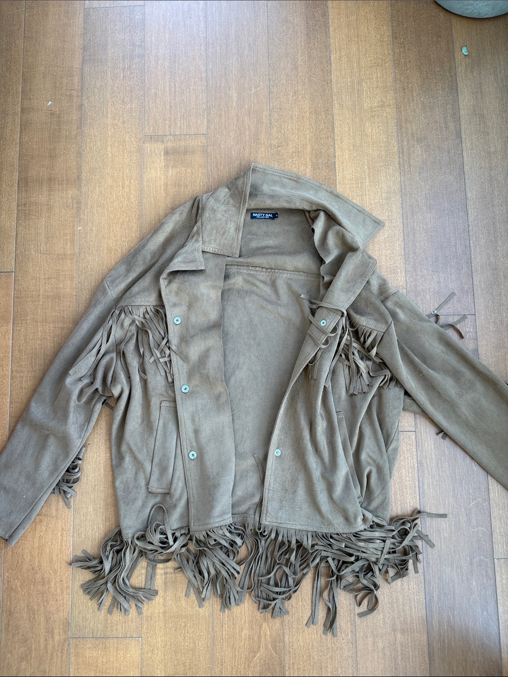 Nasty Gal Fringe Jacket - Picture 3 of 3